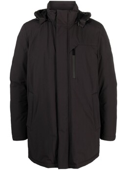 Woolrich: Чёрный пуховик  Mountain