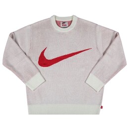 Supreme: Белый свитер  Nike