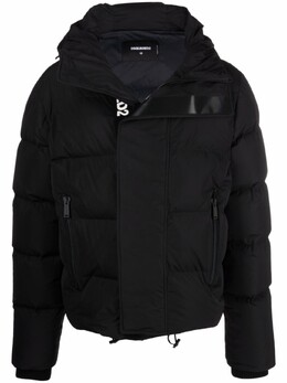 Dsquared2: Чёрный пуховик 