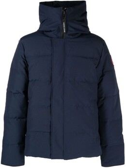 Canada Goose: Синий пуховик  MacMillan
