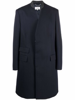 Maison Margiela: Пальто без воротника 
