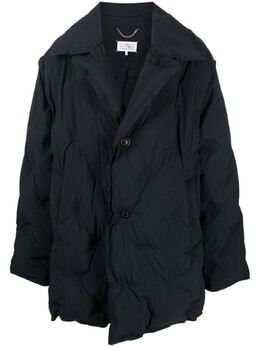 Maison Margiela: Однобортный пуховик 