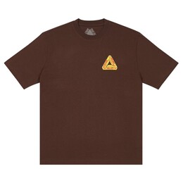 Palace: Коричневая футболка 