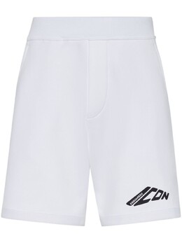 Dsquared2: Белые шорты  Icon