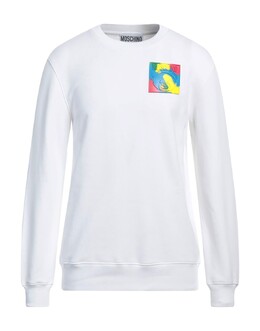 Moschino: Белая толстовка 