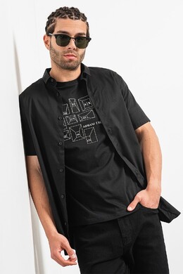 Armani Exchange: Рубашка с коротким рукавом 