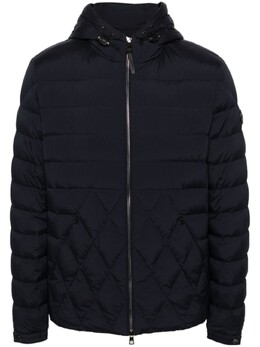 Moncler: Пуховик с капюшоном 