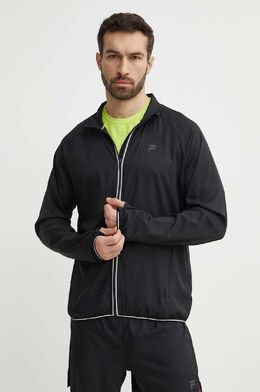 Fila: Чёрная куртка 