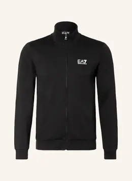 EA7 Emporio Armani: Чёрная толстовка 
