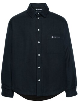 Jacquemus: Синий пуховик 