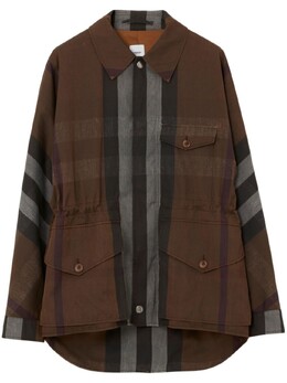 Burberry: Куртка в клетку 