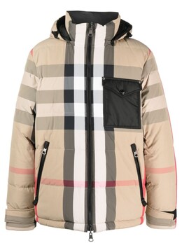 Burberry: Куртка в клетку 