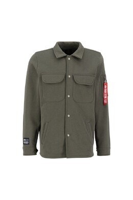 Alpha Industries: Куртка цвета хаки 