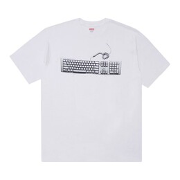 Supreme: Белая футболка  Keyboard