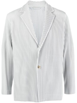 Homme Plissé Issey Miyake: Серые пиджаки 