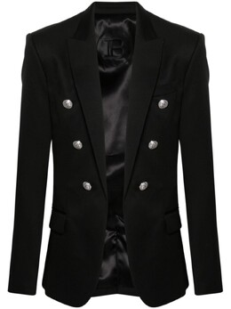 Balmain: Пиджаки из шерсти 