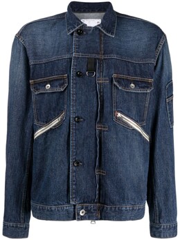 Sacai: Куртка с воротником 