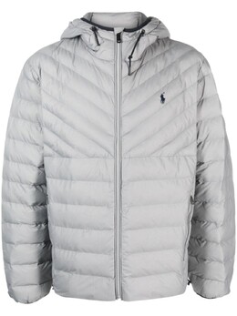 Polo Ralph Lauren: Серый пуховик 