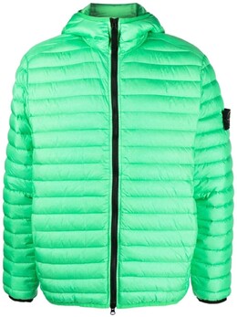 Stone Island: Пуховик с капюшоном 