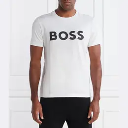 BOSS: Белая футболка 