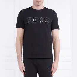 BOSS: Чёрная футболка 