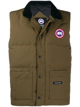 Canada Goose: Зелёный жилет 