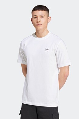 Adidas: Белая футболка  Essentials