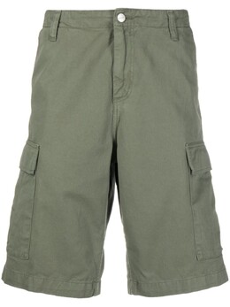 Carhartt WIP: Зелёные шорты 