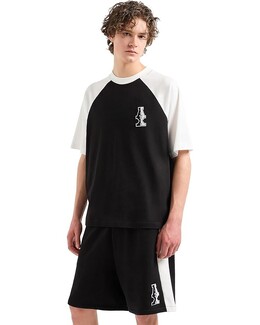 Armani Exchange: Чёрная футболка  AX