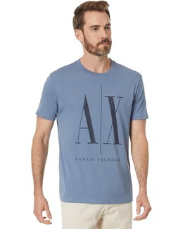 Armani Exchange: Хлопковая футболка  Icon
