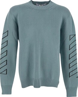 Off-White: Трикотажная толстовка  Diag Outline