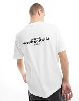 Barbour: Белая футболка  International