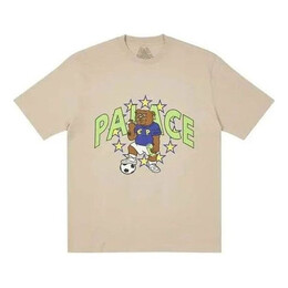 Palace: Бежевая футболка 