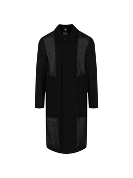 Burberry: Чёрное пальто 