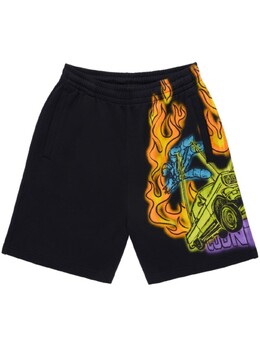 Marcelo Burlon County Of Milan: Чёрные шорты 