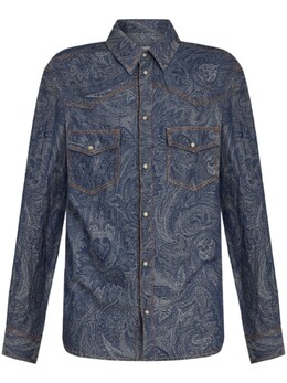 Etro: Джинсовая рубашка 