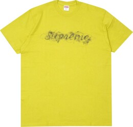 Supreme: Жёлтая футболка  Smoke