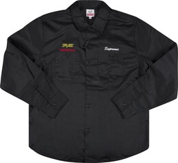 Supreme: Чёрная рубашка  Honda Fox Racing