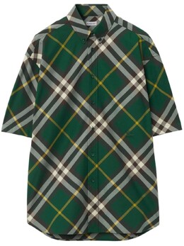 Burberry: Рубашка в клетку 