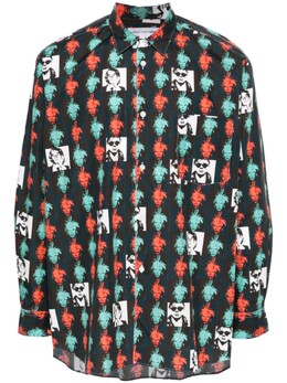 Comme des Garçons: Рубашка с принтом 
