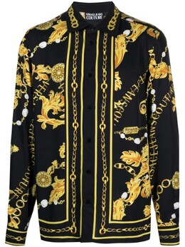 Versace Jeans Couture: Рубашка с длинным рукавом 