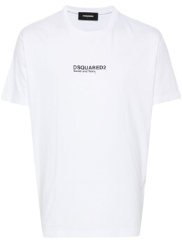Dsquared2: Белая футболка 