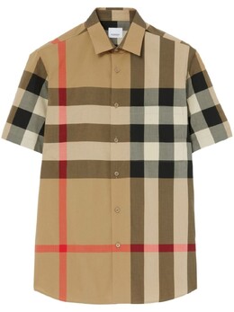 Burberry: Рубашка в клетку 