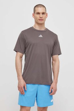 adidas Performance: Серая футболка 