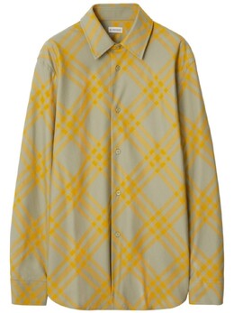 Burberry: Рубашка в клетку 