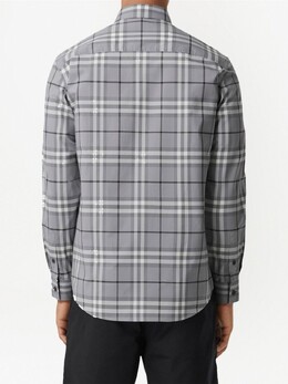 Burberry: Рубашка в клетку 