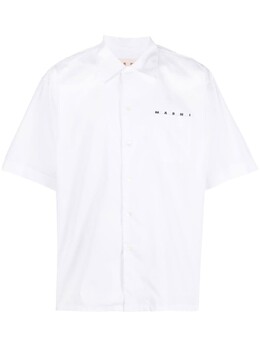 Marni: Белая рубашка 