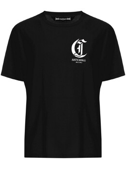 Just Cavalli: Чёрная футболка 