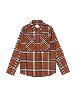 Burberry: Коричневая рубашка 
