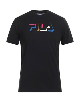 Fila: Чёрная футболка 